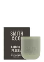 Amber & Freesia Scented Candle 80gr