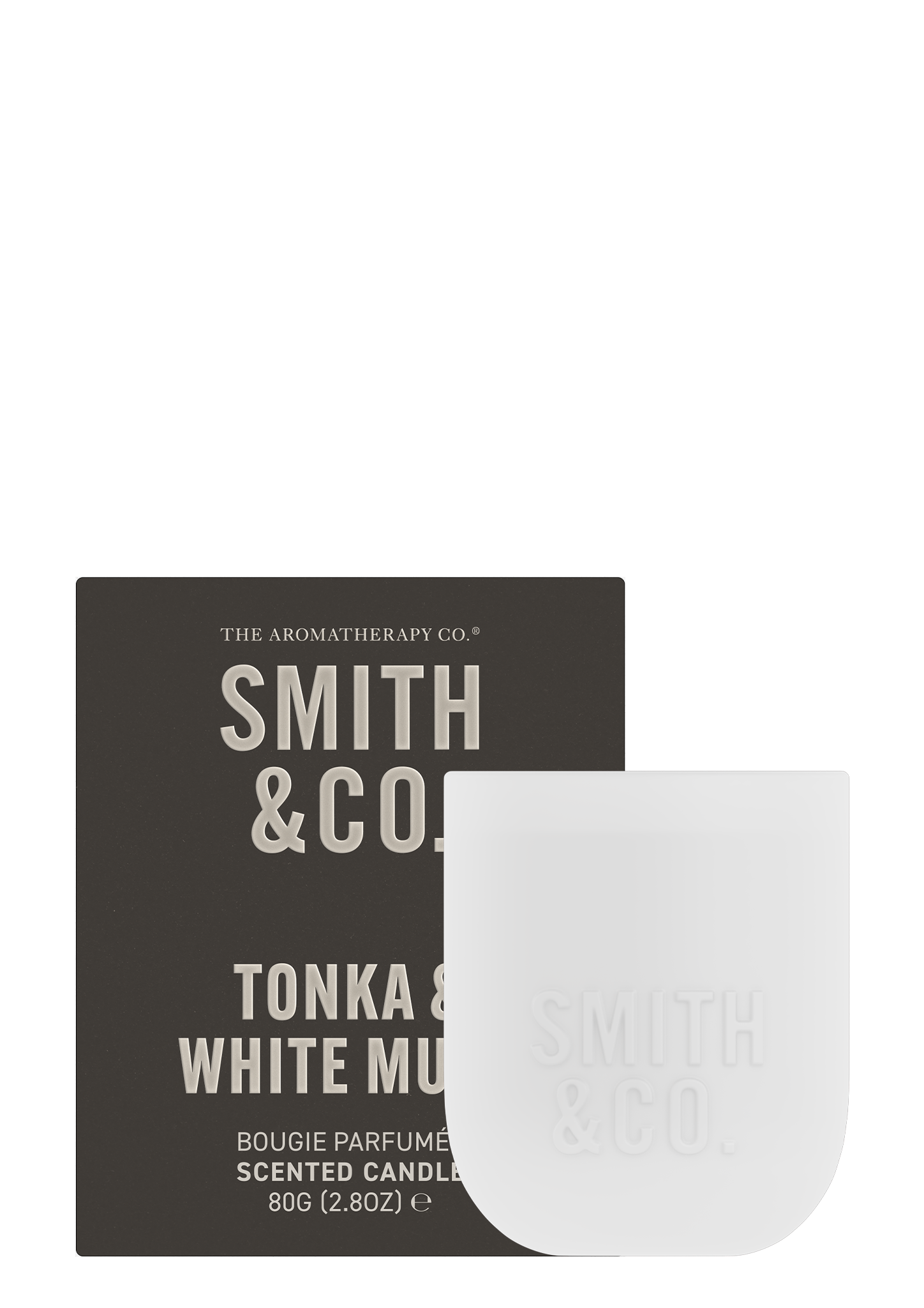 Tonka & White Musk Scented Candle 80gr