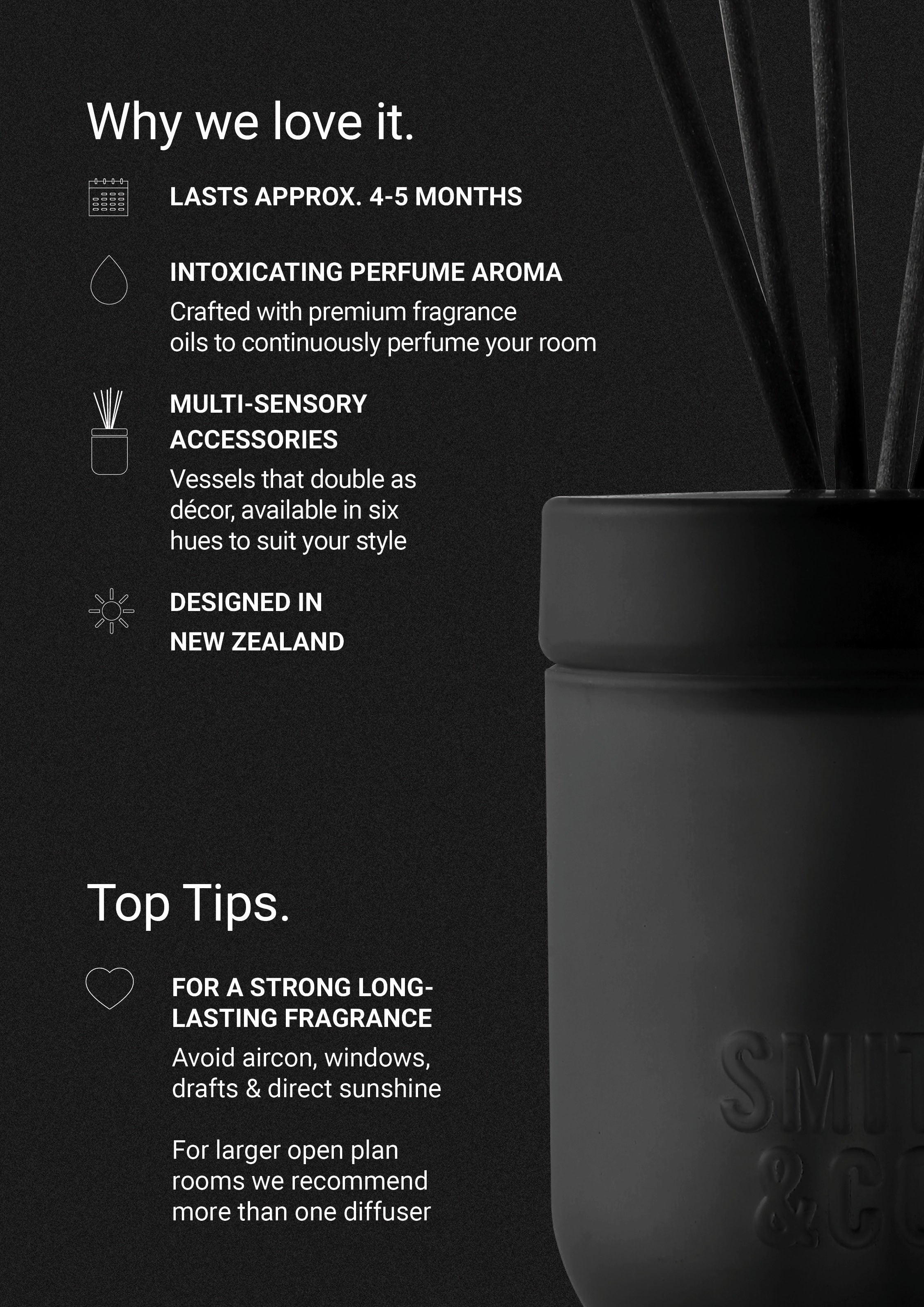 Tabac & Cedarwood Reed Diffuser 200ml