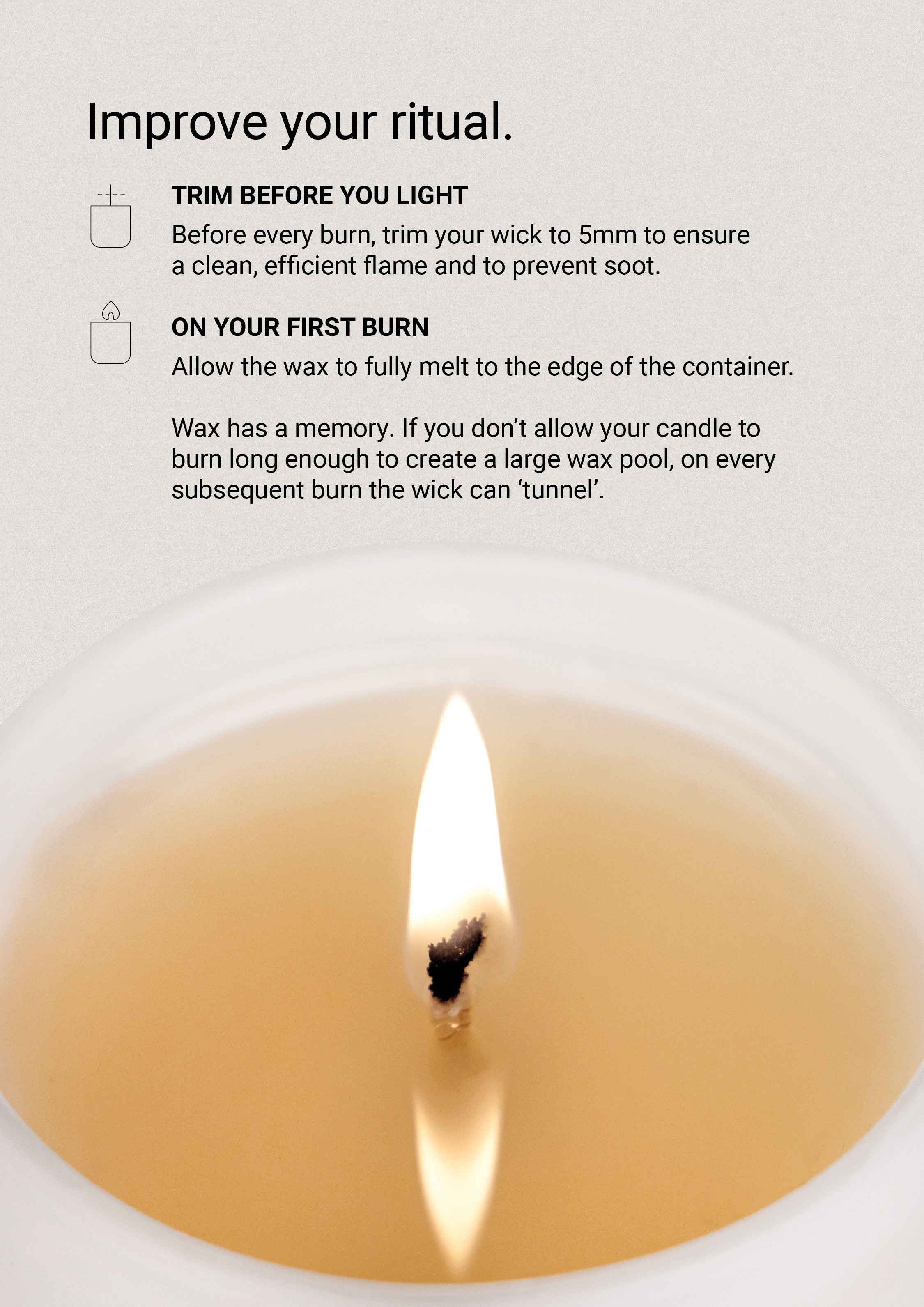 Tonka & White Musk Scented Candle 250gr