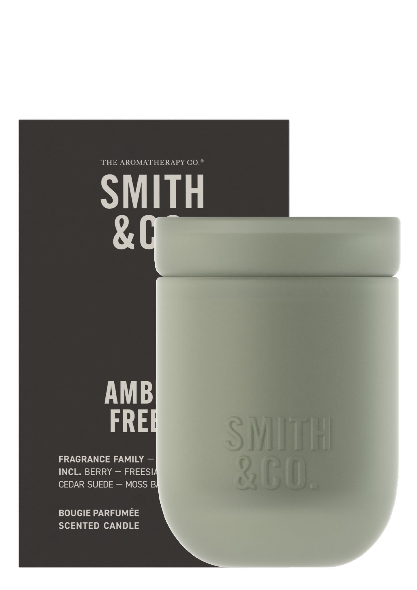 Amber & Freesia Scented Candle 250gr