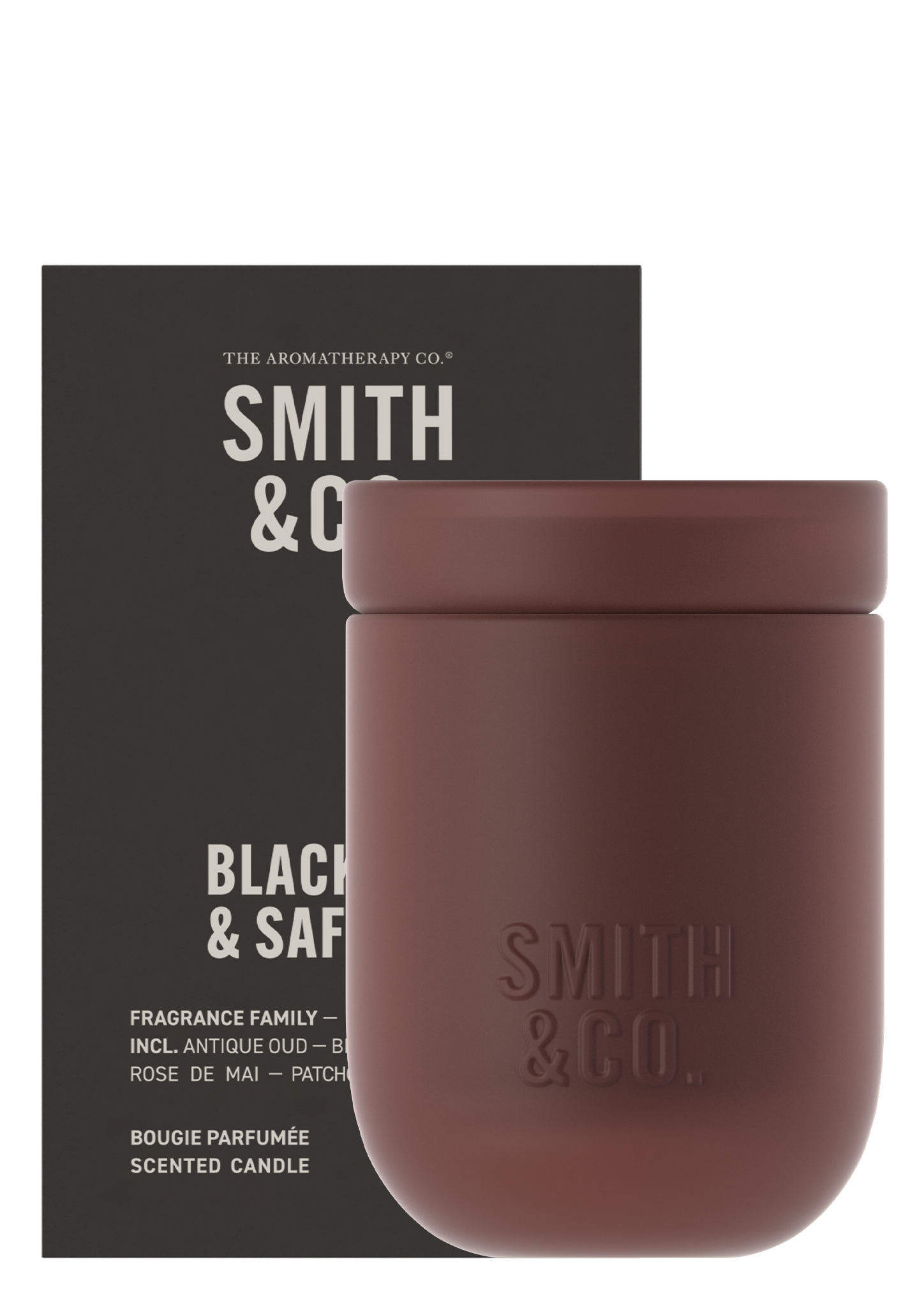 Black Oud  & Saffron Scented Candle 250gr