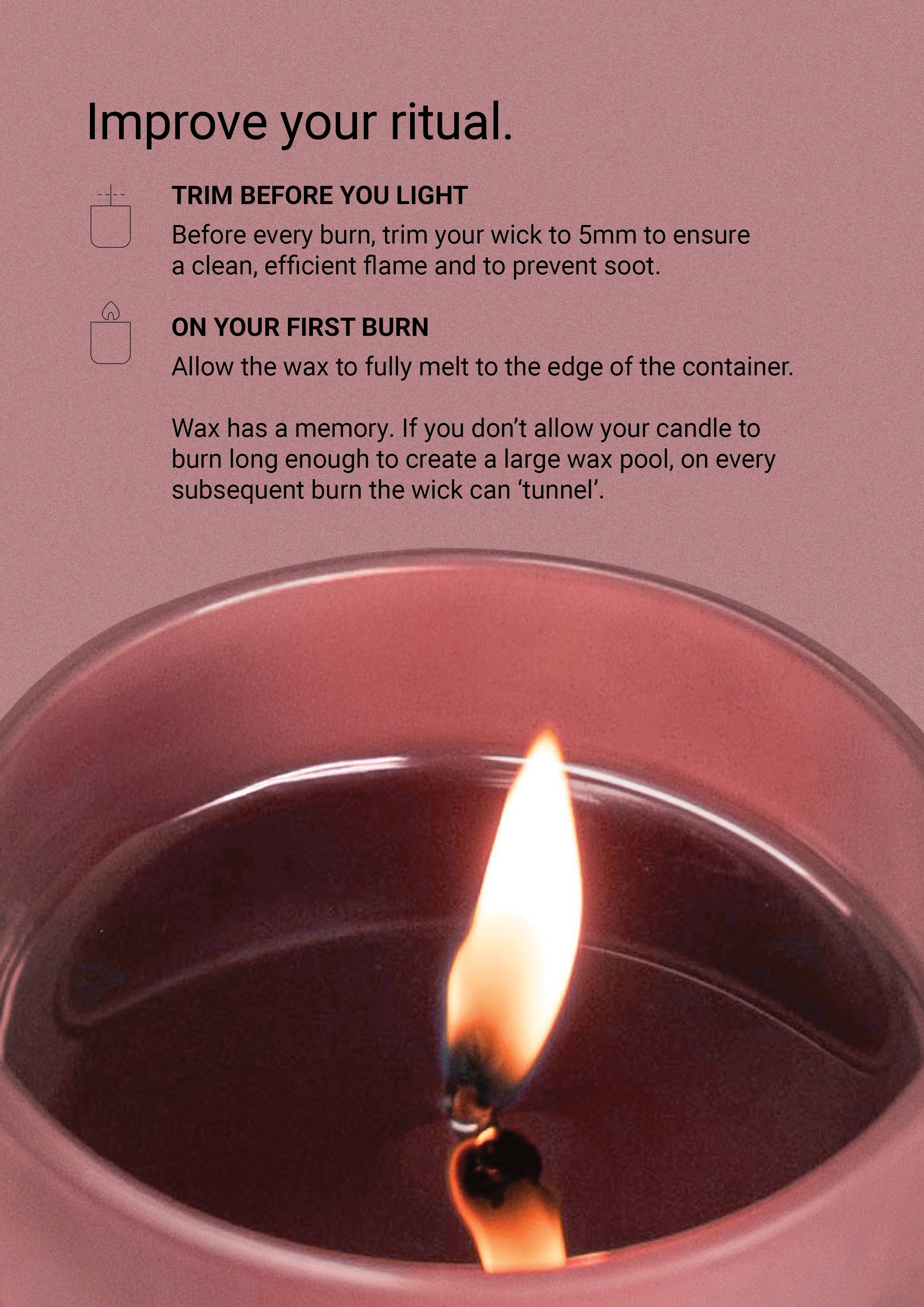 Blush Rose & Blackberry Scented Candle 250gr
