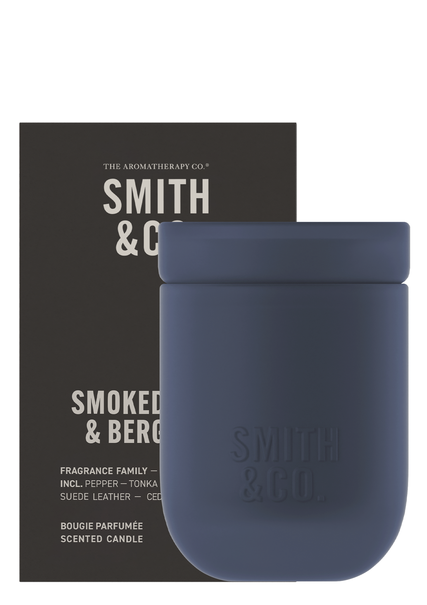 Smoked Suede & Bergamot Scented Candle 250gr