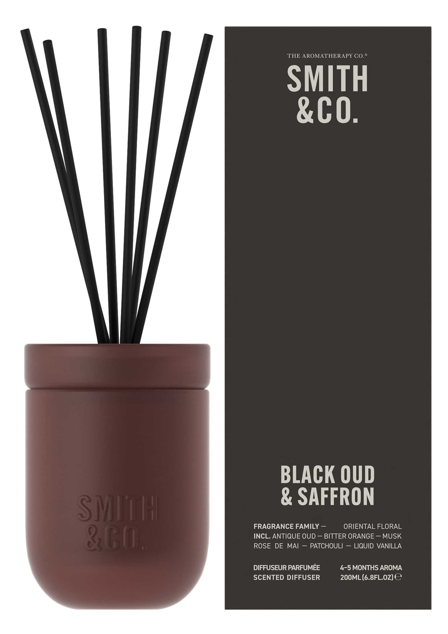 Black Oud  & Saffron Reed Diffuser 200ml