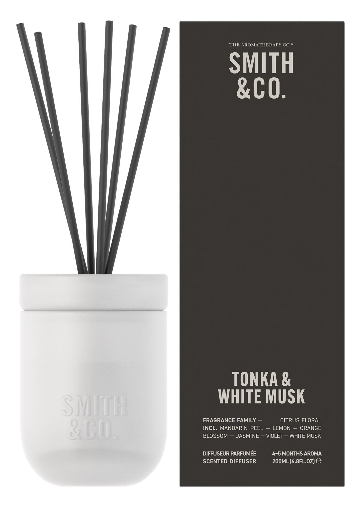 Tonka & White Musk Reed Diffuser 200ml
