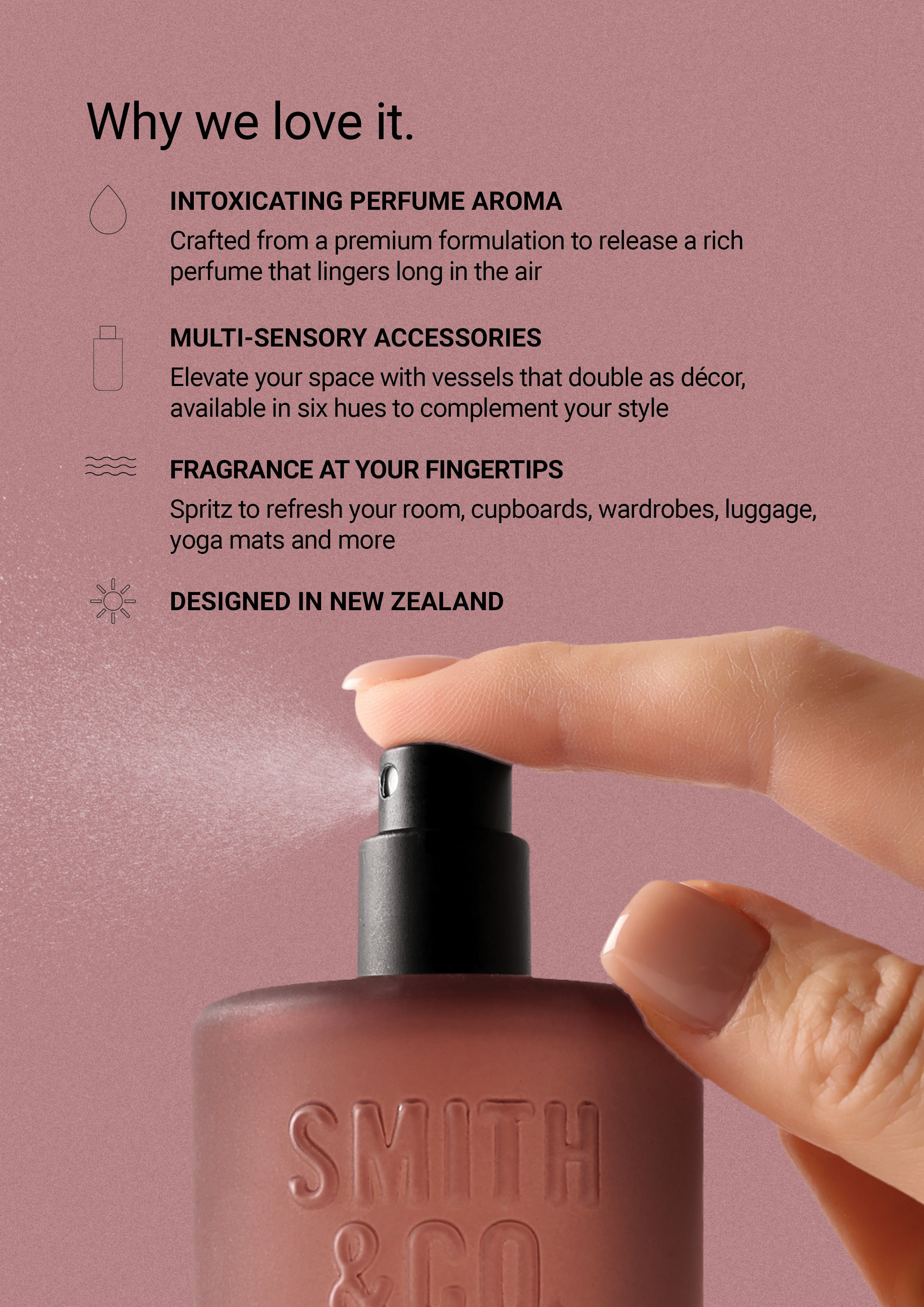 Blush Rose & Blackberry Room Spray 100ml