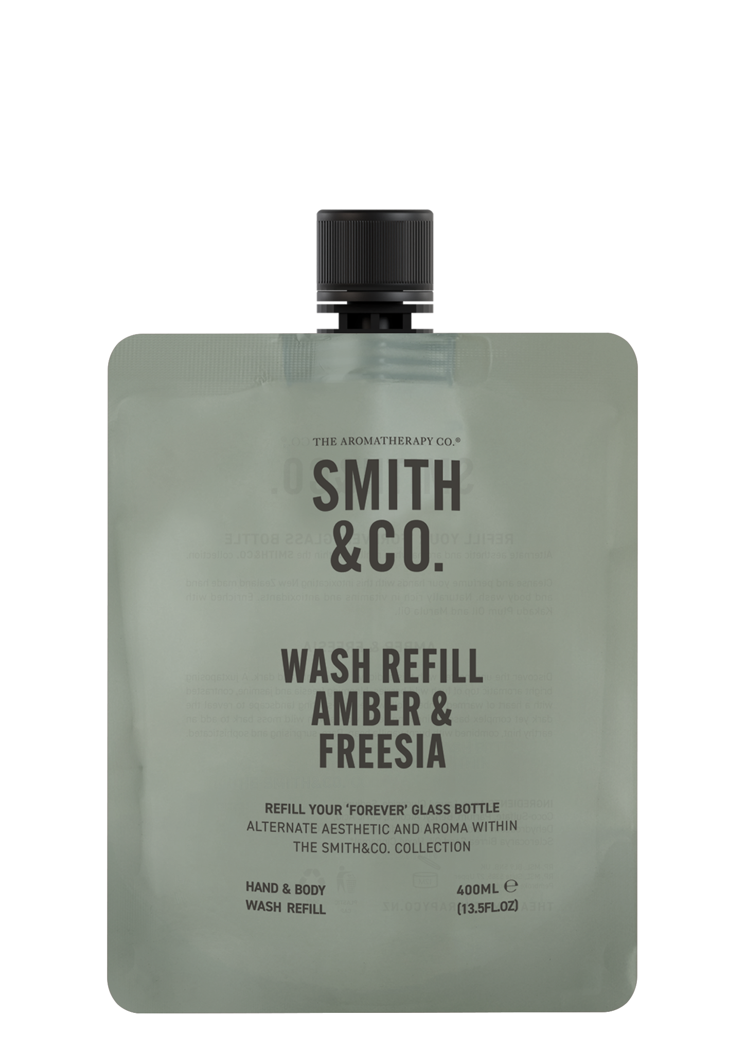 Amber & Freesia Hand & Body Wash Refill 400ml