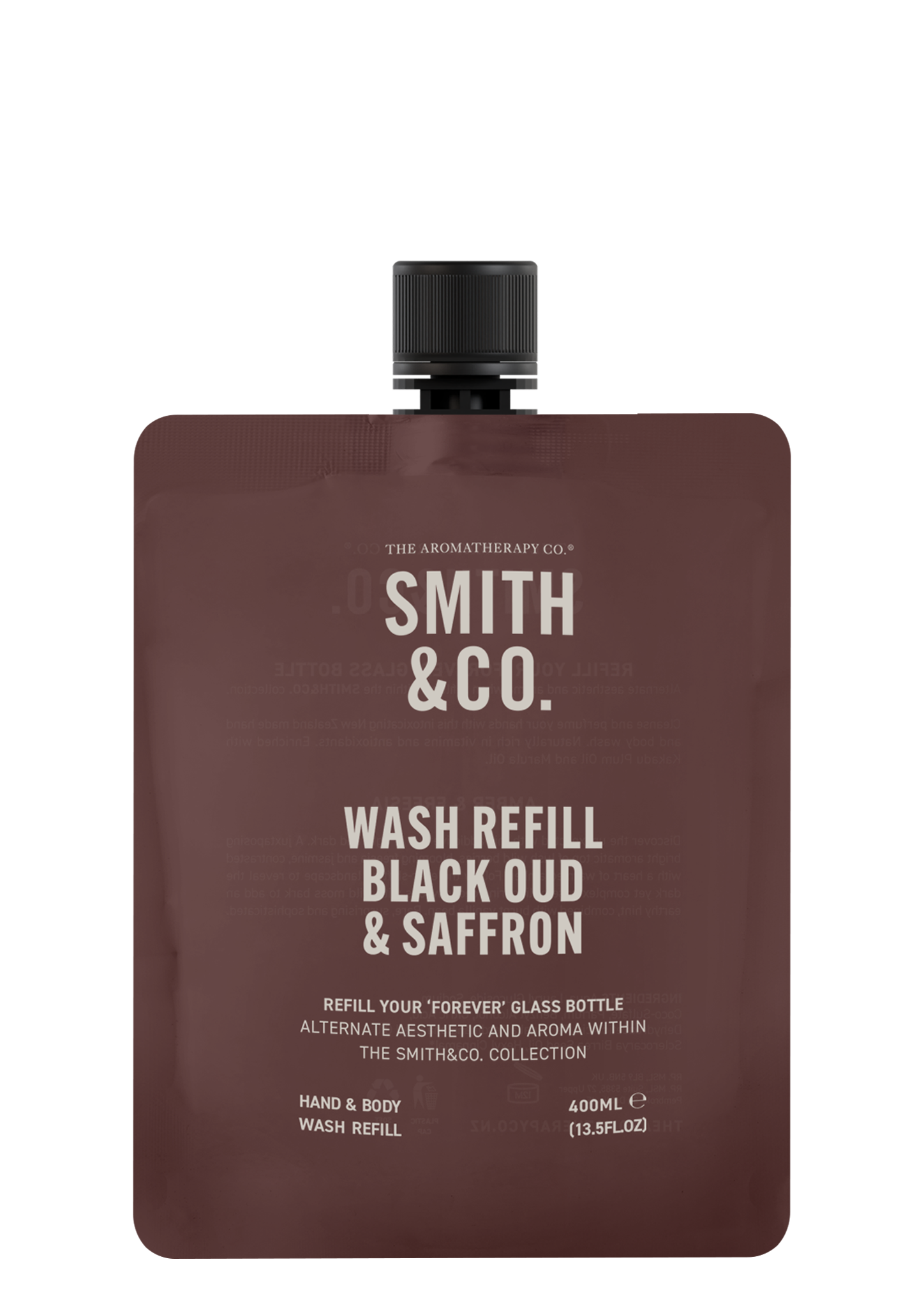 Black Oud  & Saffron Hand & Body Wash Refill 400ml