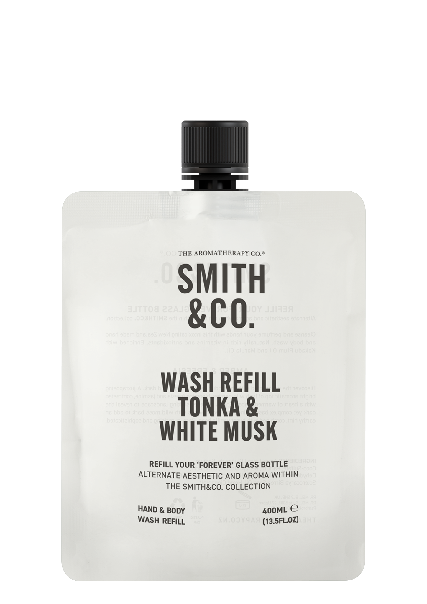 Tonka & White Musk Hand & Body Wash Refill 400ml